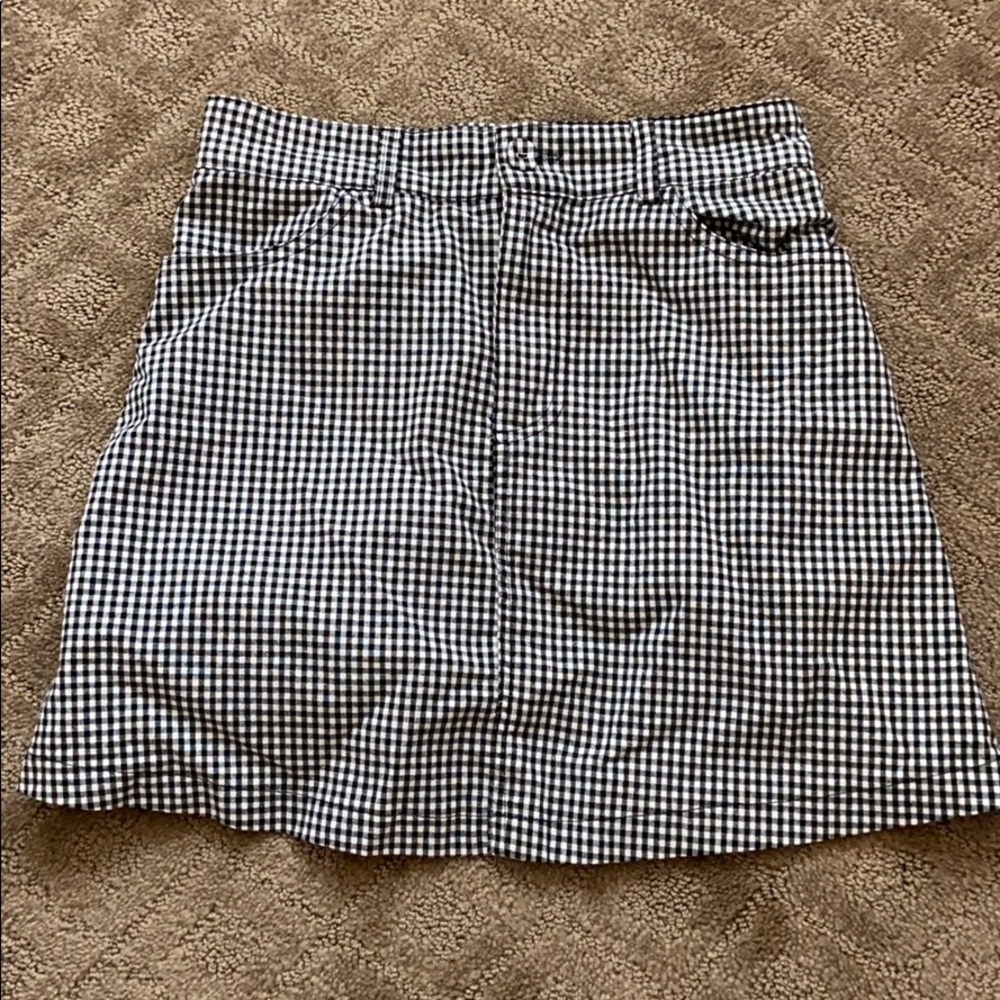 Checkered Skirt